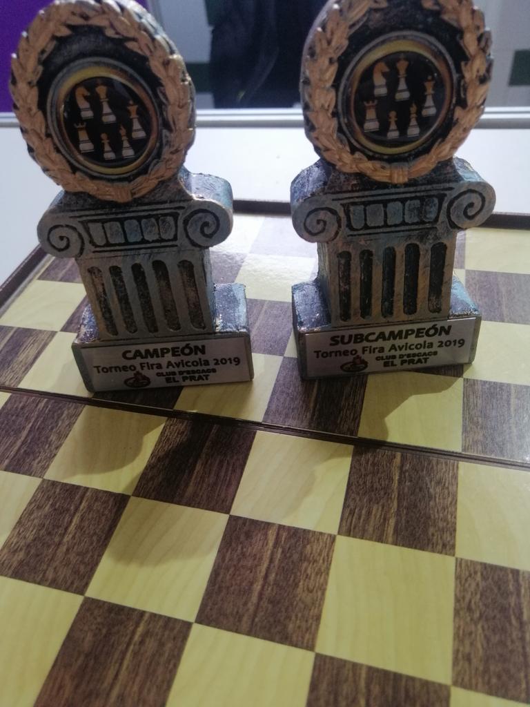 Esta tarde a las 17 horas en la Mostra D'entitats haremos un torneo y decidiremos el campeon y el subcampeon de esta #firavicola. No te lo puedes perder... Tendremos ajedrez gigante!! <a href="/ElPratEsports/">El Prat Esports</a> <a href="/elprat_tv/">elprat.tv</a> <a href="/ElPratCultura/">El Prat Cultura</a>