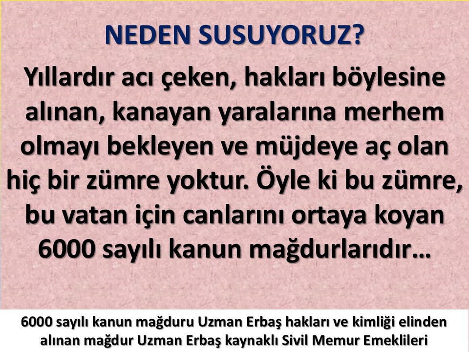 musa_1971's tweet photo. @HikmetYT1 @is1234tan1 @HikmetY04297948 @tcsavunma @tcbestepe @iletisim @Akparti @TSKGnkur @RTErdogan @MustafaSentop @nacibostanci @mehmedmus @turanbulent @AvOzlemZengin @akbasogluemin @avcahitozkan @Belmasatir @tbmmakpartigrup @TBMMresmi @TBMMGenelKurulu @kayaismail80 @suleymansoylu @bybekirbozdag @yilmaz_ismet58 @UlviYonter #UzmCvslarUlustanHaykırıyor
#HerİnsanBirDünya
#CumhurbaşkanıErdoğan
#HulusiAkar
#TSK
#MSB 
#tcsavunma
#AKParti
#6000SylKanunMagduruUzmCvslar
Biz 6000 sayılı kanunun 26. maddesince mağdur edilen Uzman Erbaş kaynaklı Sivil Memurların sesini duyun ve mağduriyetimizi giderin artık https://t.co/p2ayQ86lJ6