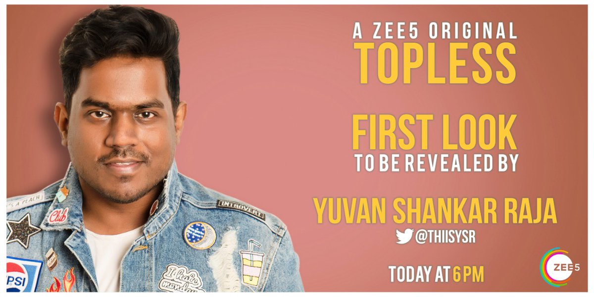 #ToplessFirstLook Will Be Revealed By #U1 Today At 6⃣PM !
#ZEE5Original ! #ToplessOnZee5 ! #SoldiersFactoryProduction !
@sinish_s ! #CineTimee !