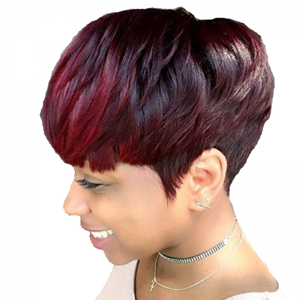 #haircolour #cute Brazilian Colorful Short Human Hair Wig for Women https://wigstylz.com/brazilian-colorful-short-human-hair-wig-for-women/ …