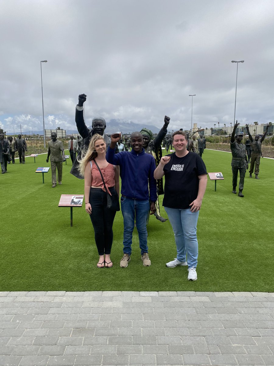 lukewaltham's tweet photo. I just visited the incredible #LongMarchToFreedom Exhibit in Cape Town. It showcases history from the 1600s to 1994 of South Africa and has 100 statues of freedom fighters who fought for justice and equality for all! Amazing work. Well done @NathiMthethwaSA https://t.co/U6miO4dxqH