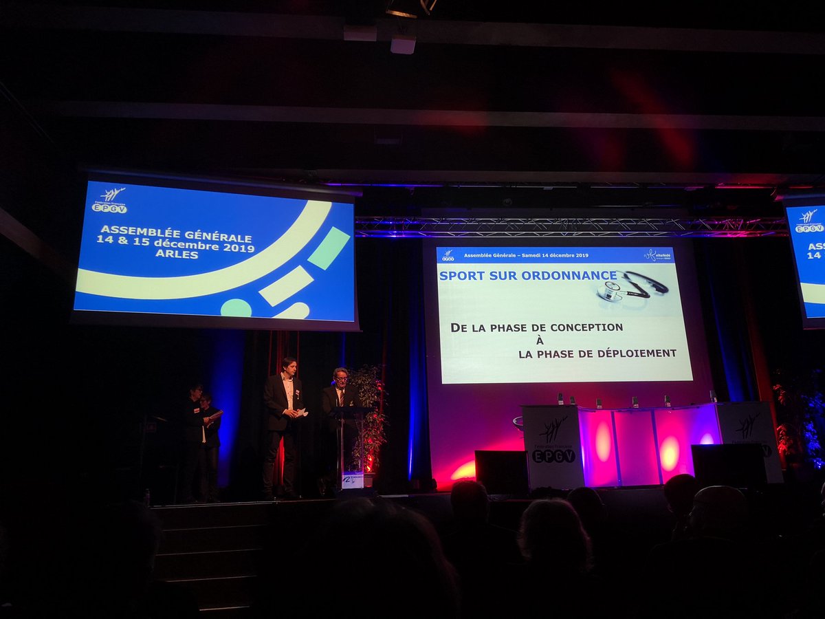 Présentation du projet Sport sur ordonnance lors de l'AG <a href="/SportSante/">Sport Santé</a> par Nicolas Muller DTN : "La fédération, référence dans le domaine du sport-santé et en particulier sur ce dispositif"