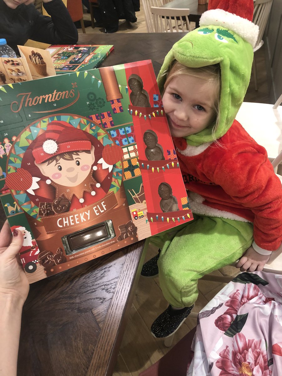 Thank you <a href="/thorntonschocs/">Thorntons</a> Liverpool for making my little grinch smile 🥰 #christmasshopping