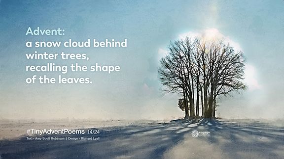CofEGuildford's tweet photo. Advent Tiny Poem created by @engageworship #tinyadventpoems #Advent, #Advent19, #HeisComing, #WaitingAlmostOver https://t.co/EmzmLyZlPG