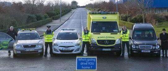 Please consider this message when attending Christmas festivities and parties. 
Who will take you home?  @NasDirector <a href="/RQuinlan999/">Richard Quinlan</a> <a href="/HSELive/">HSE Ireland</a> <a href="/RSAIreland/">RSA Ireland</a>
