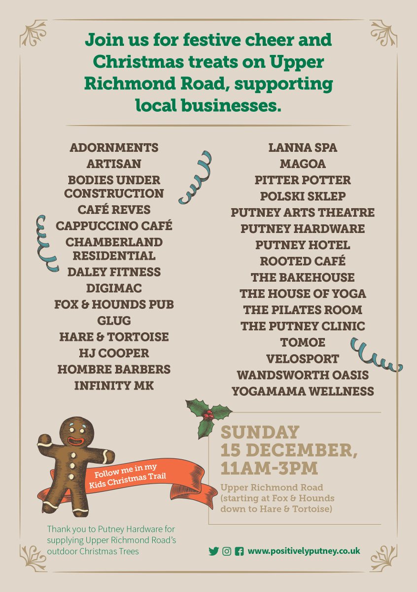 putney_bid's tweet image. There's only 1 day until this magical festive fayre on Upper Richmond Road. It's a new event in Putney this year...and we have a feeling it's going to be a good one. Who's joining us? 
#christmas #fayre #event #putney #festive #putney