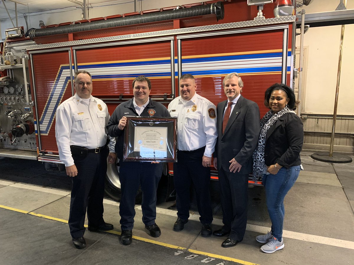We had the distinct pleasure of presenting Assistance Chief Smith his Managing Fire Officer (MFO) certificate from the National Fire Academy (NFA).  Congratulations Chief Smith on all of your hard work. <a href="/NFATonya/">Tonya L Hoover</a> <a href="/SuperNFA/">SuperNFA</a> #nextstepisyourEFO