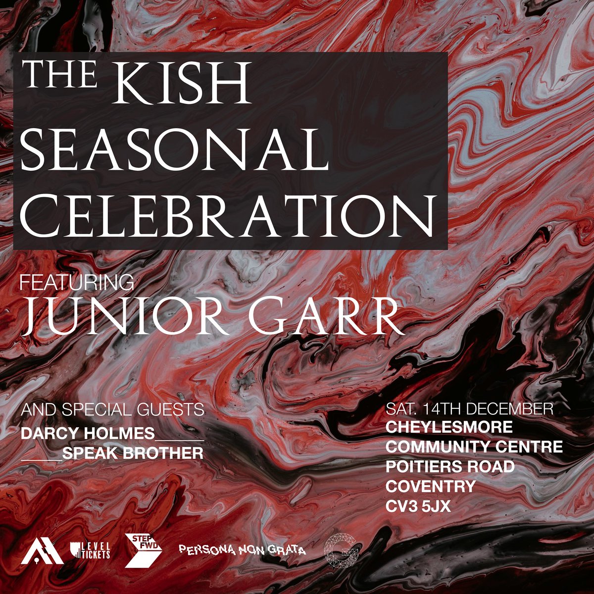 LAST REMINDER ll It's not to late to get your tickets for 'The KISH Seasonal Celebration' tonight joined by <a href="/KishUKMusic/">KISH</a>, <a href="/JuniorGarr/">JGARR</a>, @mrdarcyholmes  &amp; <a href="/SpeakBrotheruk/">Speak, Brother</a>!

<a href="/integritymusic/">Integrity Music</a> ll <a href="/RunningClubRec/">Running Club Records</a> ll <a href="/artistehub/">ArtisteHub</a>

TIX STILL AVAILABLE >>> bit.ly/2XWQotE