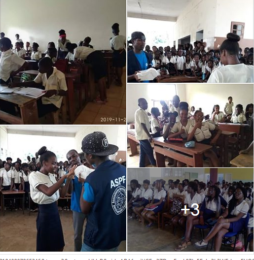 29 de novembro às 17:17.
ASPF e Associação de Voz Feminista de Liceu Nacional, Promovem Palestra nas Escola Secundária de São Tomé sobre Gravidez na Adolescência.
