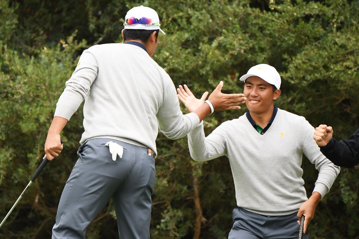 TheBig_Easy's tweet image. The way these boys fought back all day was absolutely inspiring. 

Let's go win the Cup! @presidentscup