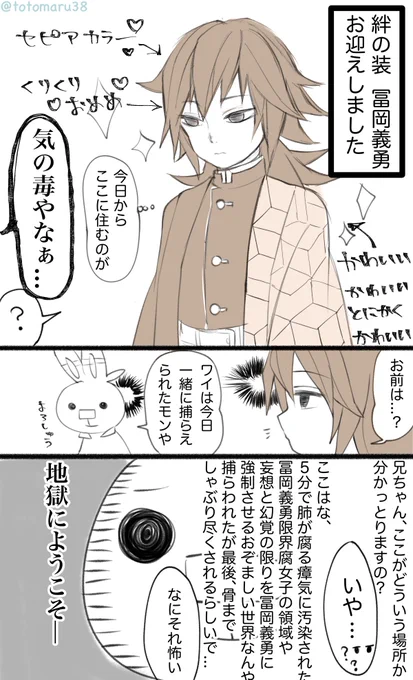 ふじょしに捕まってしまったフィギュ岡義勇です。お迎えできたの嬉しかったので大事にします(意味深) 