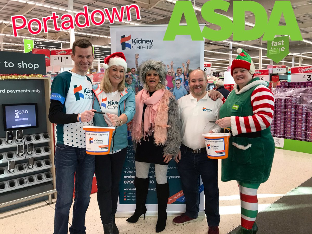 JoAnne_Dobson's tweet photo. FESTIVE FUN here @asda #Portadown - we are here all day #TalkingTransplants & supporting patients @kidneycareuk #CallInAndSayHi πβοΈ https://t.co/JfLT0Uqajh