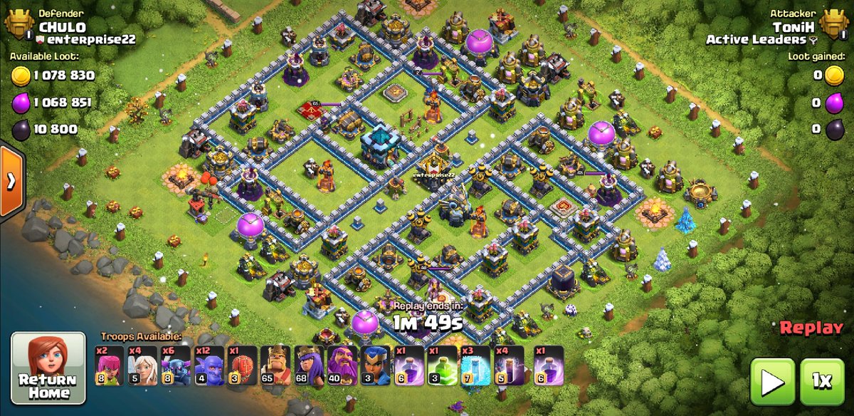 ToniH_Clash's tweet photo. The most loot 🤑 I've ever gotten to raid and I got it all 💪thanks to some attack strategy advice 💬 from a trusted clan member 😎. Thanks again Grey 🤗. #ActiveLeaders #ClashOfClans https://t.co/B299Z8DIYc