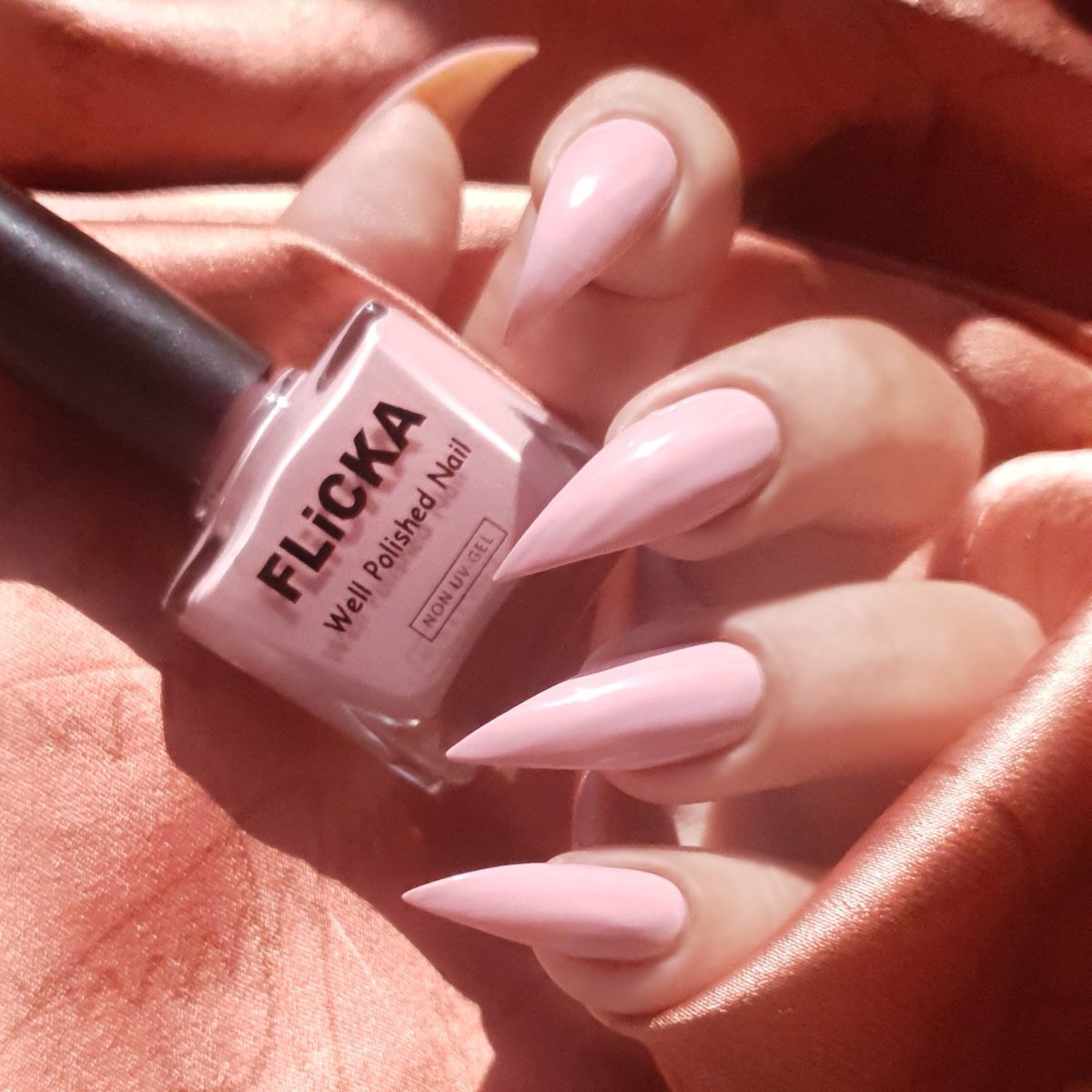 Flickacosmetics's tweet photo. Another gorgeous swatch by @donuttouchmynails from our Well Polished Gellike Nails in pastels- 72 Rose Water.π―
.
#flicka #iloveflicka #flickacosmetics #wellpolishednails #pastelnails #pastelperfect #rosewater #wellpolishednails #10free #myrrhoil #vegan https://t.co/7J14pnbrrT