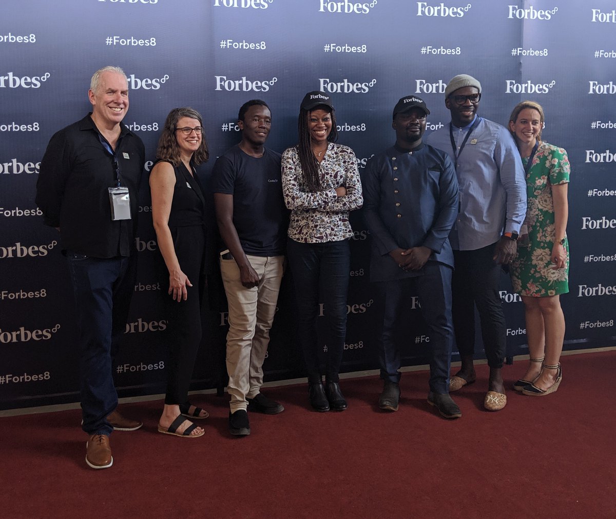 Yesterday, my team and I shared our story at @forbes8  #perfectpitch during the @ghanatechsummit  It was great meeting the awesome team behind the @forbes8 project @tomdavis_twit  @Lizjwalsh @TechCEO and their entire media crew.
#Forbes8 #perfectpitch #CodeLn #HRTech