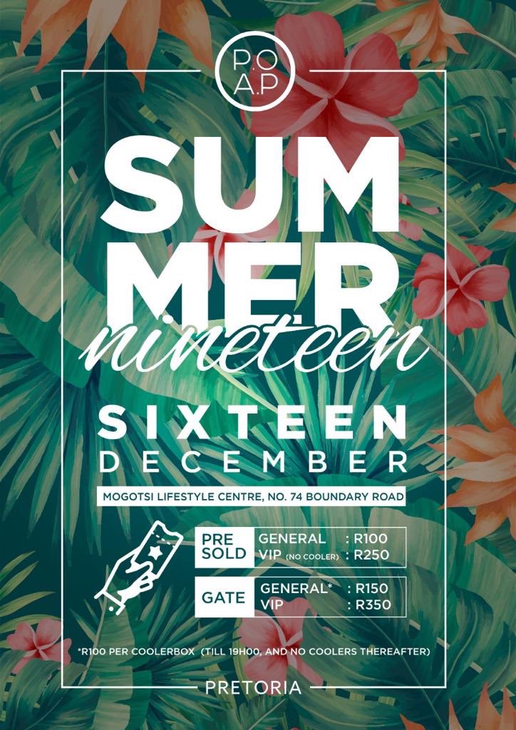 POAPevents's tweet image. All roads lead to #PolokwaneFontein tomorrow, please be safe on the roads. See you all on Monday at POAP

#Summer19
#POAP16Dec 

🎫: quicket.co.za/events/83526-p…