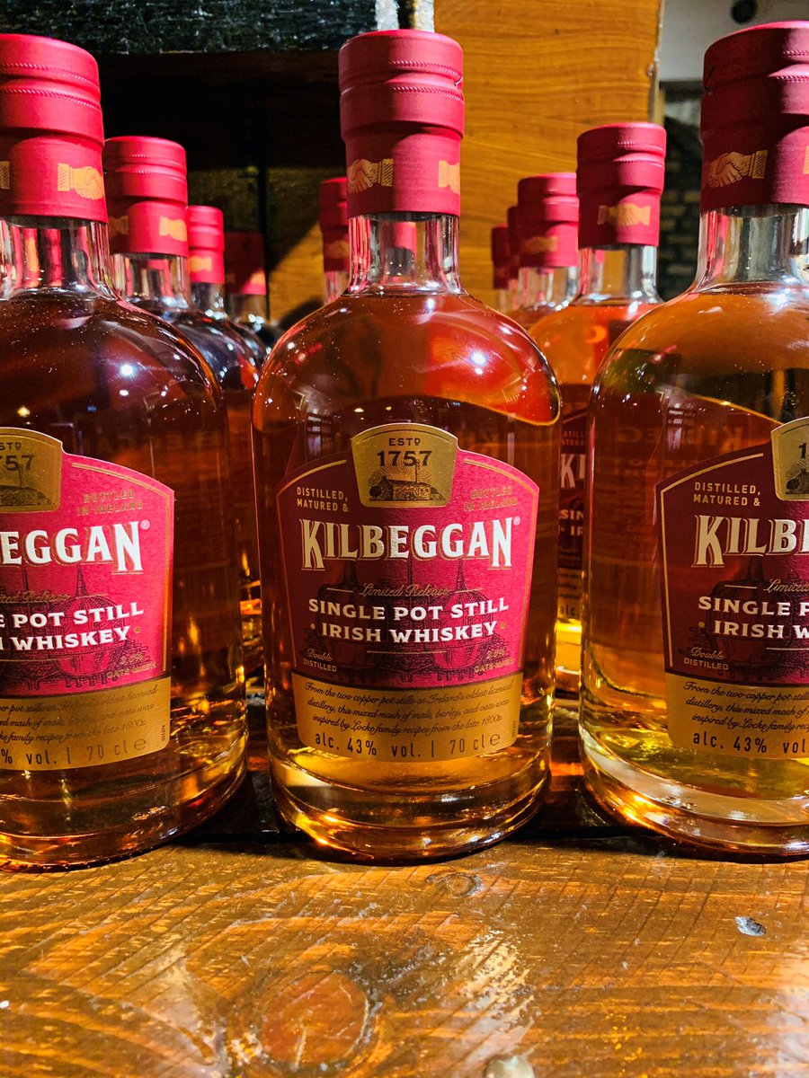 Soo anyone made the trip to @Kilbeggan distillery and picked up one of these beauties yet??? Please let me know what you think of the whiskey. #singlepotstill #doubledistilled #irishwhiskey #whiskey