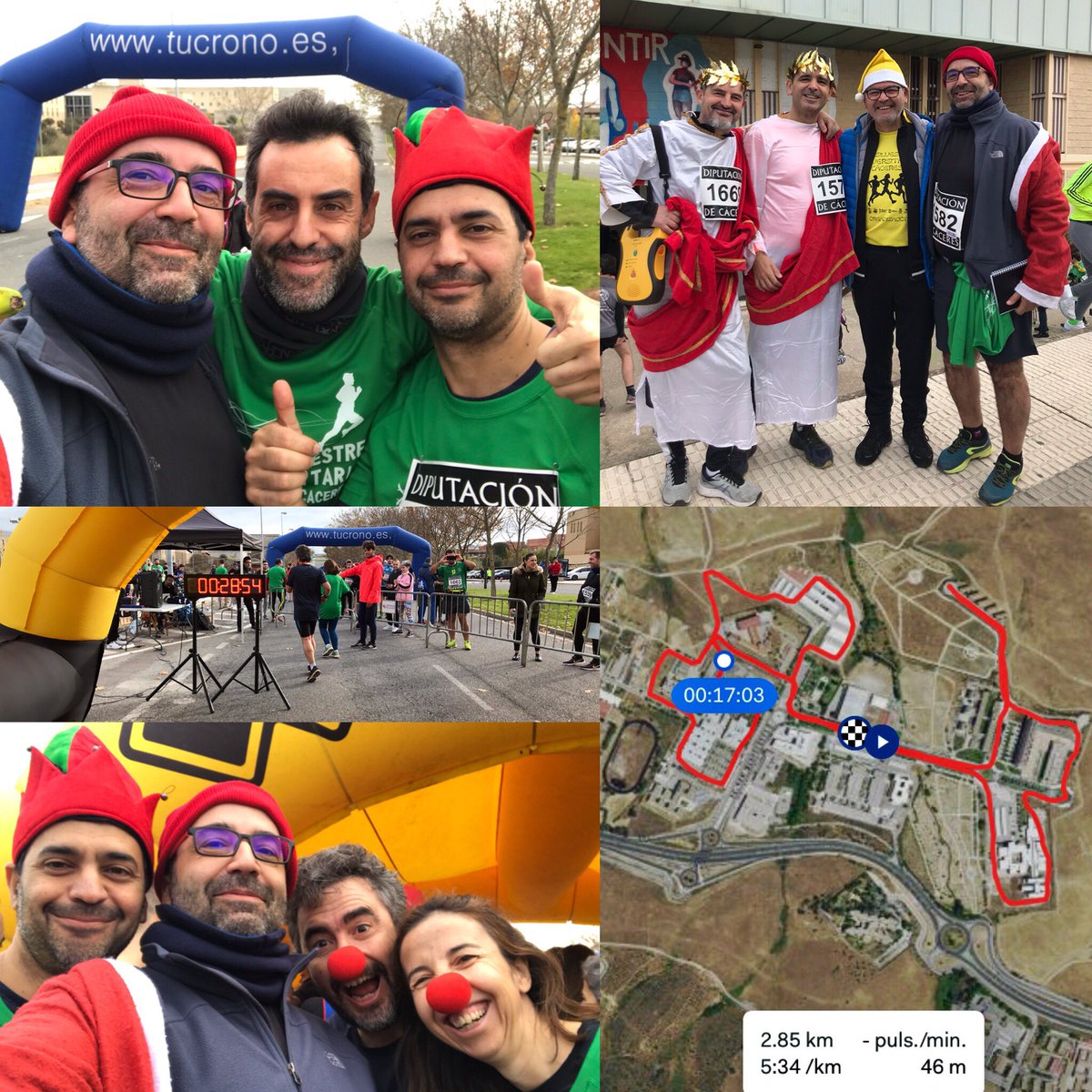 Buen día para la 2ª San Silvestre <a href="/san_uex/">II San Silvestre UEX</a> de la <a href="/infouex/">UEx</a> 5km Enhorabuena por la organización <a href="/SafydeUEx/">SAFYDE-UEx</a> <a href="/ceccafydeuex/">Consejo Estudiantes CCDXT</a> <a href="/fcd_uex/">F CC Deporte - UEx</a> 28min52seg <a href="/inmatcastro/">Inma T. Castro</a> <a href="/luislandesa/">Luis Landesa 🕳️</a> <a href="/pedromnunez/">Pedro Núñez</a>