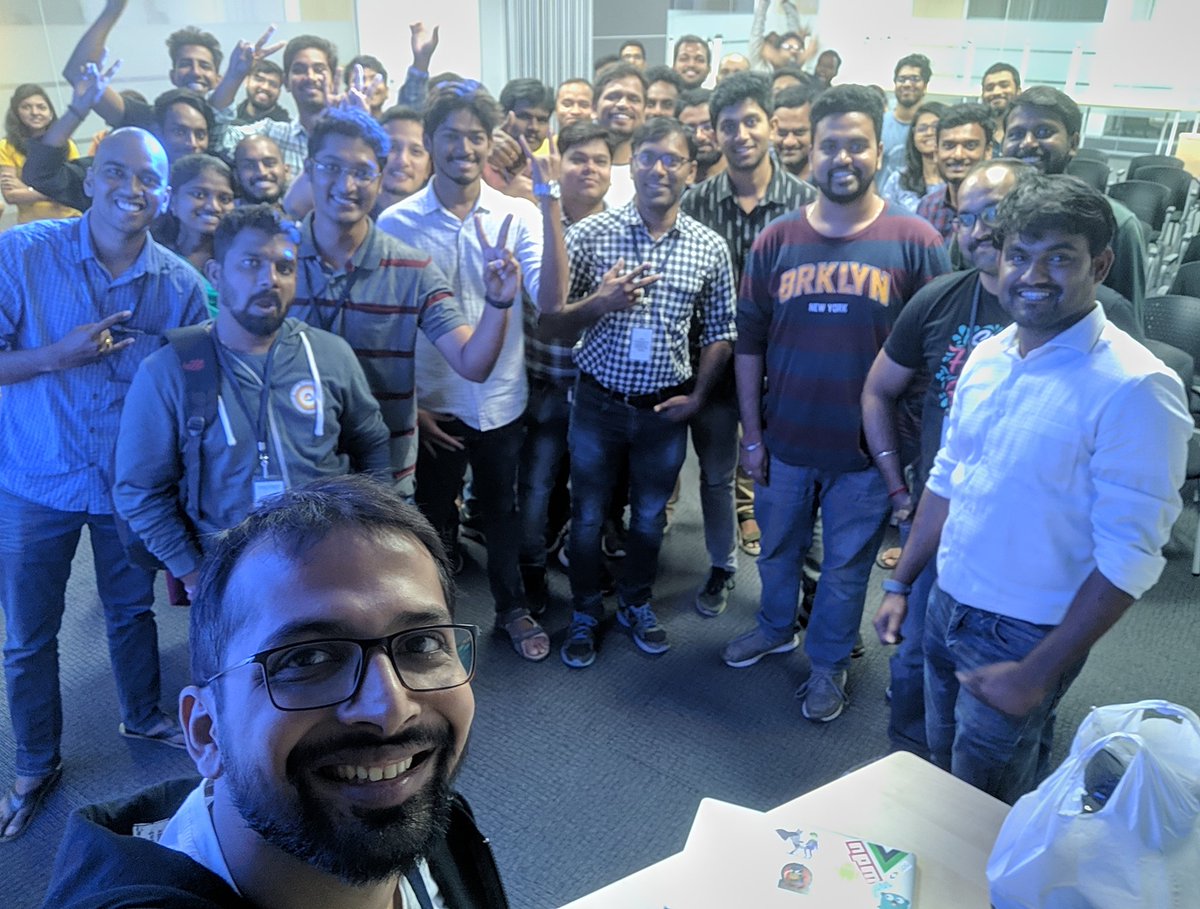 praveenpuglia's tweet image. This gives me immense happiness. Thank you #hyderabad
#vuehyd @vuehyd
Thanks to @VueBLR for the surprise. Unfortunately we have glitched projection photos.