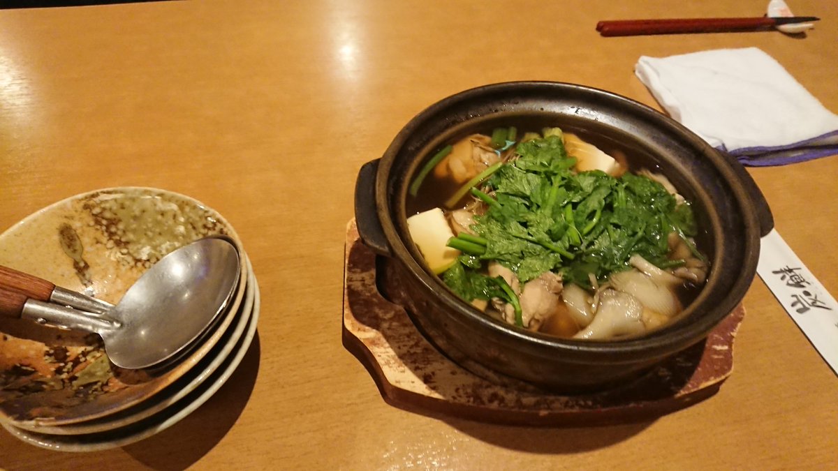 excelvba5's tweet image. 今年初せり鍋だー。