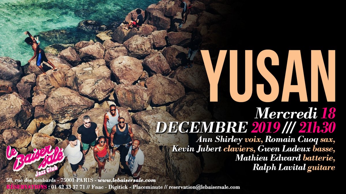 Une histoire d’amitié qui se traduit en musique et par le désir de composer ensemble.  <a href="/AnnShirley/">Ann</a> <a href="/RomainCuoq/">Romain Cuoq</a> <a href="/kevinjubert/">kevin KEY JUBERT</a> @gwennladeux <a href="/MathieuEdward/">MathieuEdward</a> <a href="/RalphLavital/">Ralph Lavital</a> - <a href="/lebaisersale/">Le Baiser Salé</a> 💋Mercredi 18/12 - 21h30💋