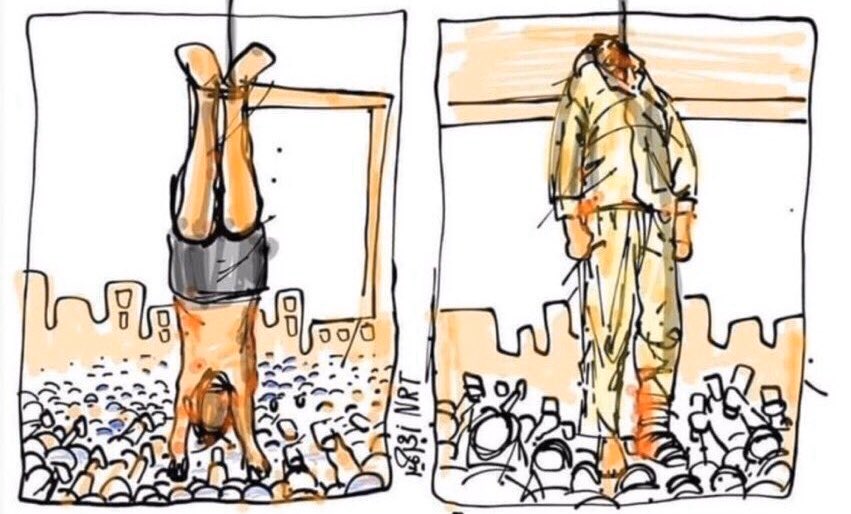 نحن نصنع تلك الافعال
ونحن نصورها ونهتف لها
ثم نطالب الاخرين بعدم تشويه سمعتنا ؟!!
#هيثم_إسماعيل 

بغض النظر عن كل القصص خلف حادثة الوثبة
لكنها رصاصة قتلت انسانيتنا جميعاً
كان بأستطاعة الاخرين منع الجبناء والقذرين من فعل تلك الاشياء الوحشية لكنهم اكتفوا بالتصوير !