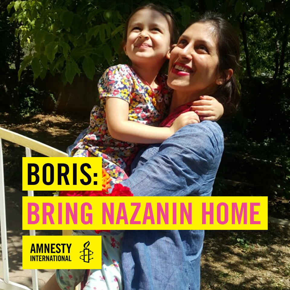 Boris Johnson must make Nazanin a priority. You can up the pressure to #FreeNazanin by signing the petition today: amn.st/60151VMiV