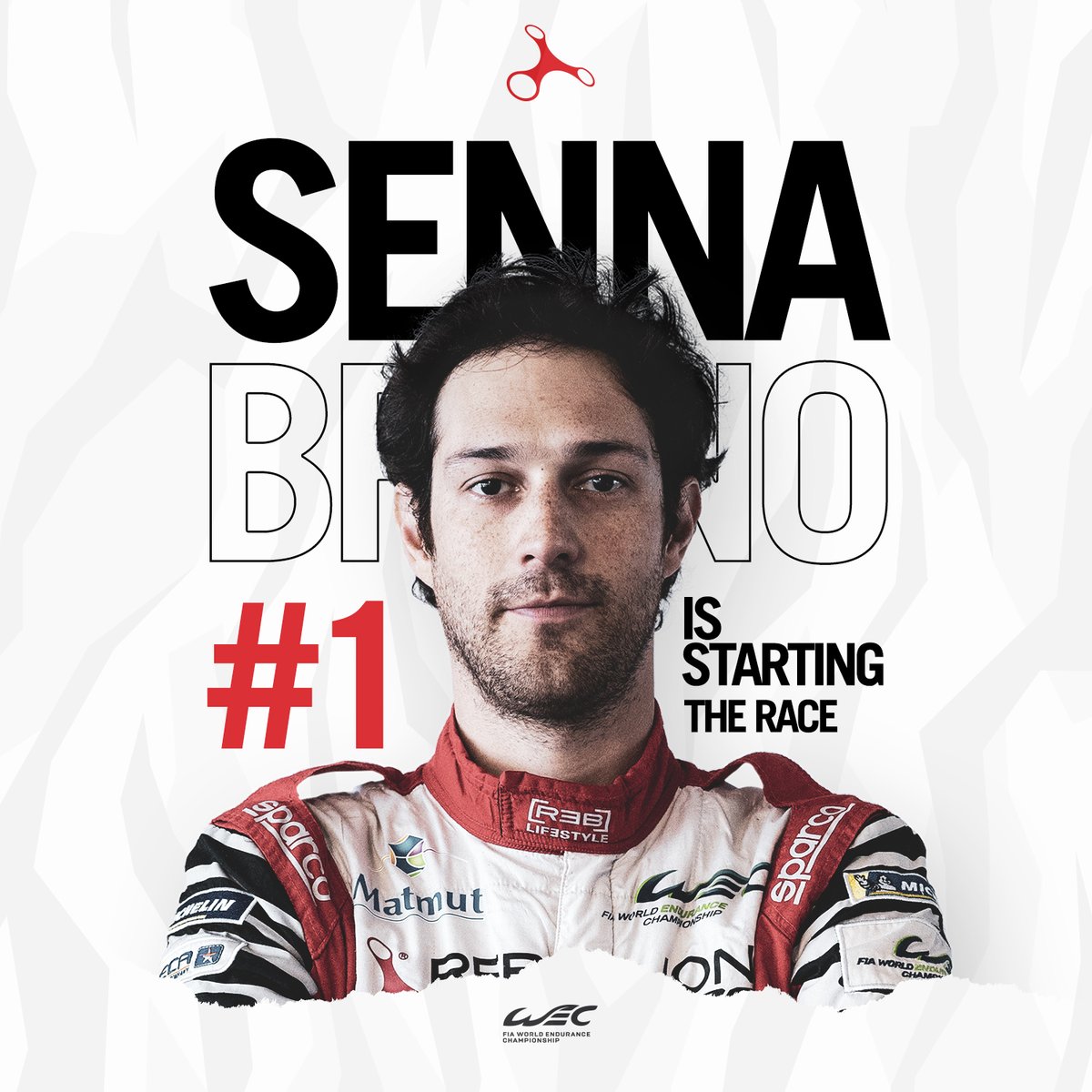 RebellionRacing's tweet photo. Let’s go for the FIA WEC #8hBahrain! 🇧🇭
Bruno Senna is the first Rebell at the wheel of the REBELLION R-13 car N. 1! 😉

#REBELLIONRacing #MATMUT #BecauseWeAreREBELLS https://t.co/S3yqxS5Wte