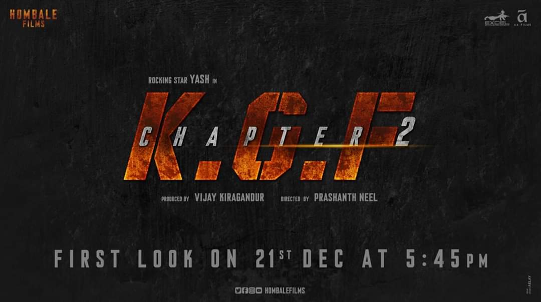 CINIMIRROR's tweet photo. Get ready for the first look of #KGFChapter2FirstLook #yash #SanjayDutt #prashanthneel 
@TheNameIsYash @prashanth_neel @duttsanjay
@hombalefilms

#Cinimirror #Kannada #cinemaespecial #films #trending #KGFChapter2 #KGF2 #rockingstaryash #sanjubaba #mostexpected #trend https://t.co/Ue8IkOkzs9