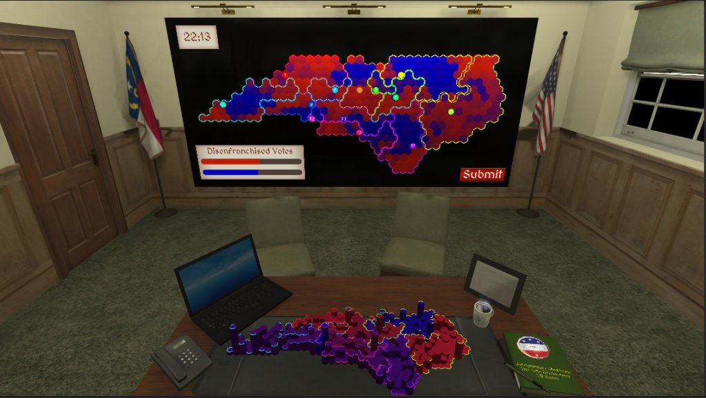 RyanBellGuide's tweet photo. The #VR game is designed to help players understand the repercussions of the controversial practice.
#Gerrymander Madness a new #VirtualReality game from Durham firm that #gamifies #redistricting process https://t.co/EjbEARta7d https://t.co/11piY0URoR