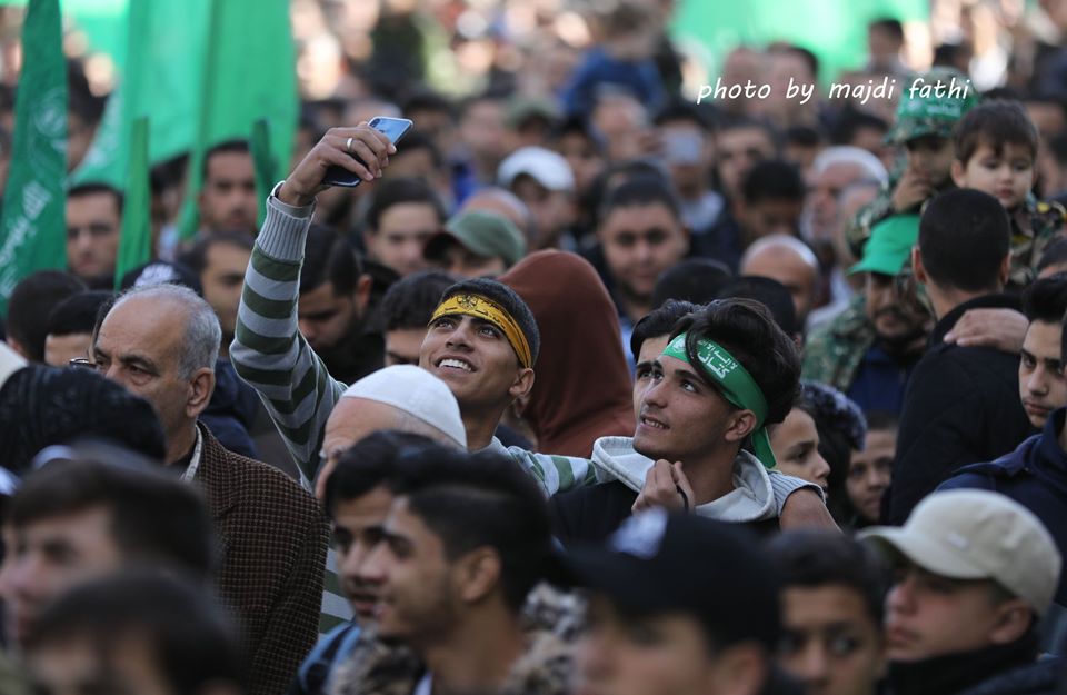 مشاركة واسعة في مهرجان انطلاقة حركة حم|س الـ 32 في غزة