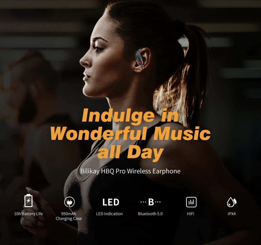 onlinesaleprom1's tweet photo. Bilikay HBQ Pro TWS Wireless Bluetooth 5.0 Earphone Ear Hook 950mAh Charging Case - Black
True Wireless Stereo, HiFi Stereo Earbud, IPX4 Waterproof, Automatically Pairing
To Buy / More Detail - https://t.co/Yr9FHEepLD
#SportsPanorama #FIFA #FIFAClubWorldCup #Bude #Sales https://t.co/IamivWmMSL