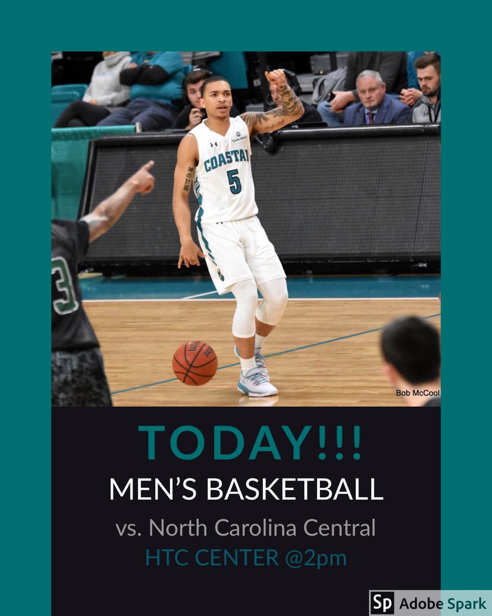 CCU_CAF's tweet photo. Students! Take a break from studying and come support the Men’s Basketball team! Fans! Nothing is better then spending your Saturday supporting our Chanticleers! Come cheer on CCU as they take on North Carolina Central at 2pm. #ChantsUp #GoCCU #TealNation https://t.co/UuT0kGsBJ3