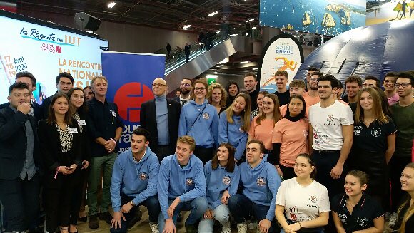 Aujourd’hui, présentation de la régate des IUT Ouest-France <a href="/NauticParis/">B</a> #LaBretagneAuNautic  <a href="/SaintMaloAgglo/">StMalo Agglomération</a>