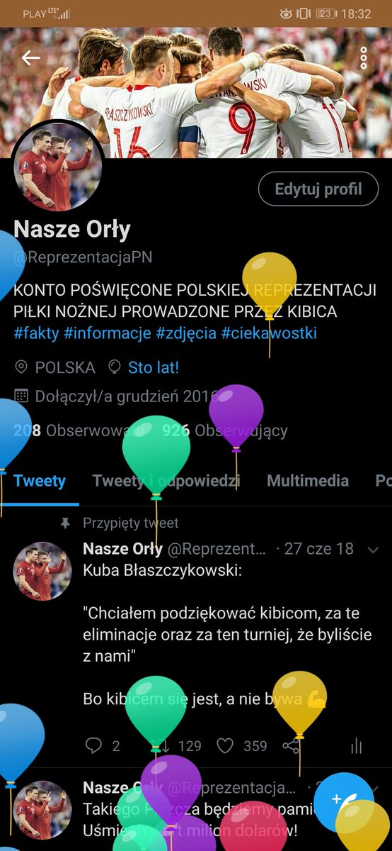 ReprezentacjaPN's tweet photo. gdyby nie Wy, nie było by sensu prowadzić tego konta, to już 3 lata! Dziękuję, że jesteście! https://t.co/G1XkLxBWTa