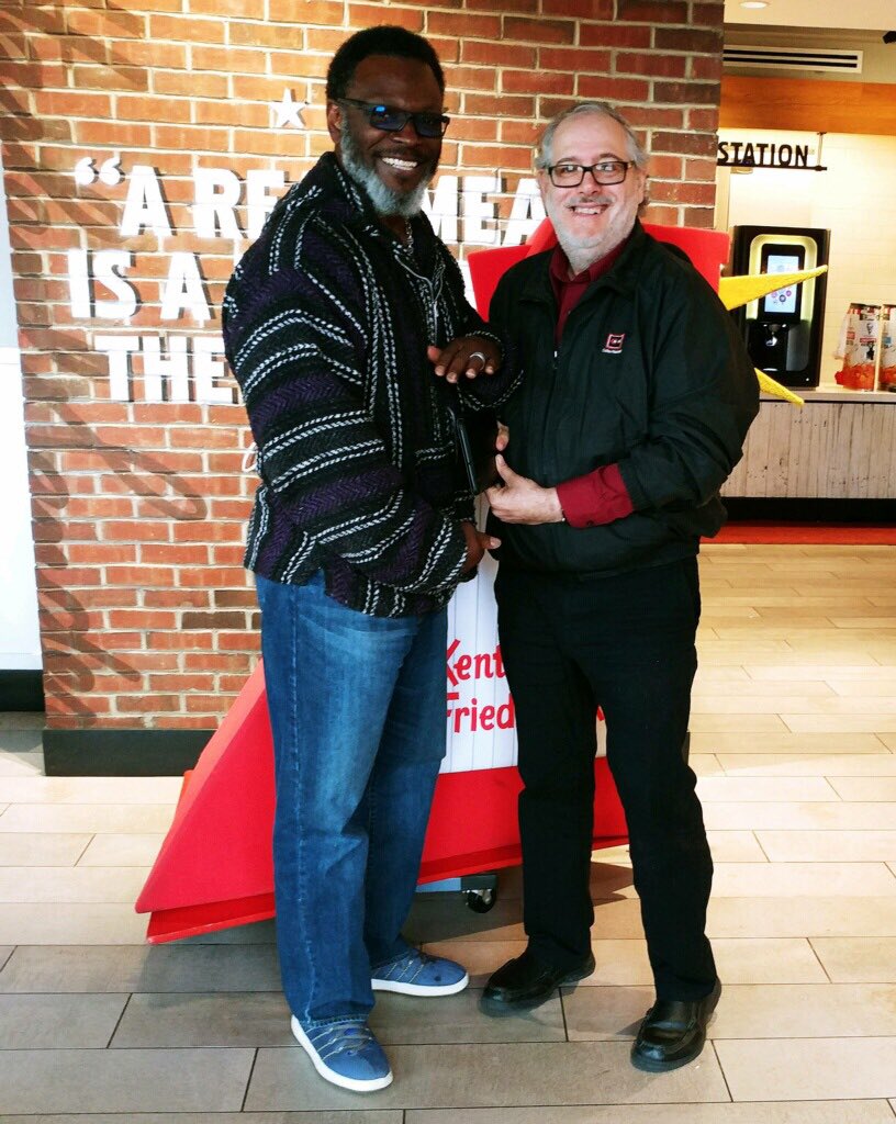 It was great catching up with @MelFarrJr at The Big Chicken in Marietta, GA on Monday. I try very hard to meet my guests in person. @addeo_louis00 @ShekBo @RongholtSports @JasonWerk @JeffAdelman @WallbergRenzyPA @DSBA2 @rwbeckjr @DM719907 @hacktax1 @Shanny4055 @DamonKn67277721