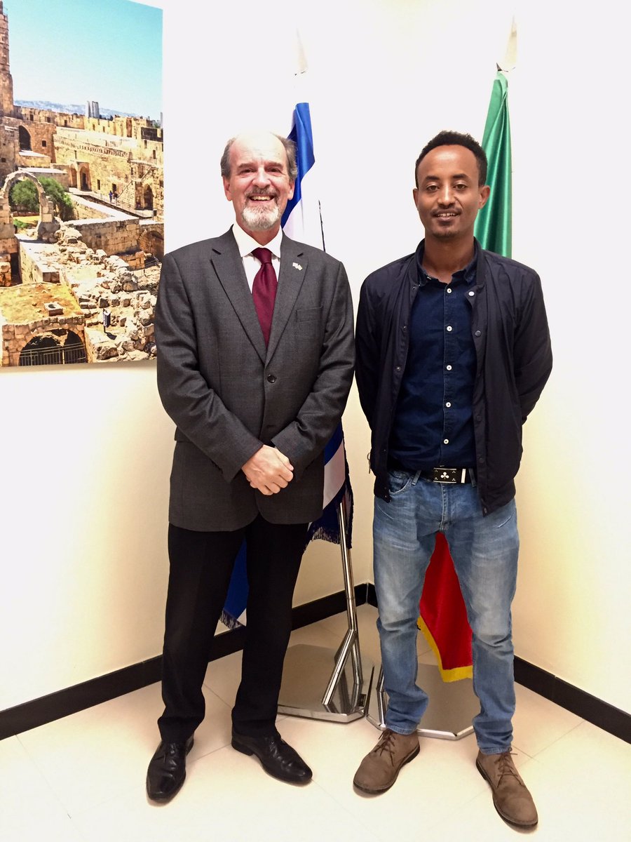 thenewaddis's tweet photo. This week Israel’s Ambassador to Ethiopia His Excellency @MoravRaphael is a guest on #Diplomatscorner. @IsraelinET
Tune in on Monday’s at 5:40 pm and catch the rerun on Tuesday’s at 8:30 am only on #Afrofm 105.3 #your_infotainment station. https://t.co/35hRXG5R0u
