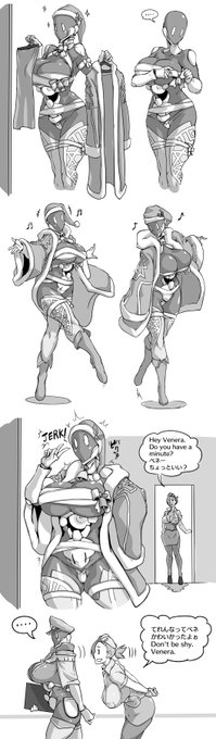 クリスマスコスが届いたベネラ
A Christmas costume was delivered to Venera. 