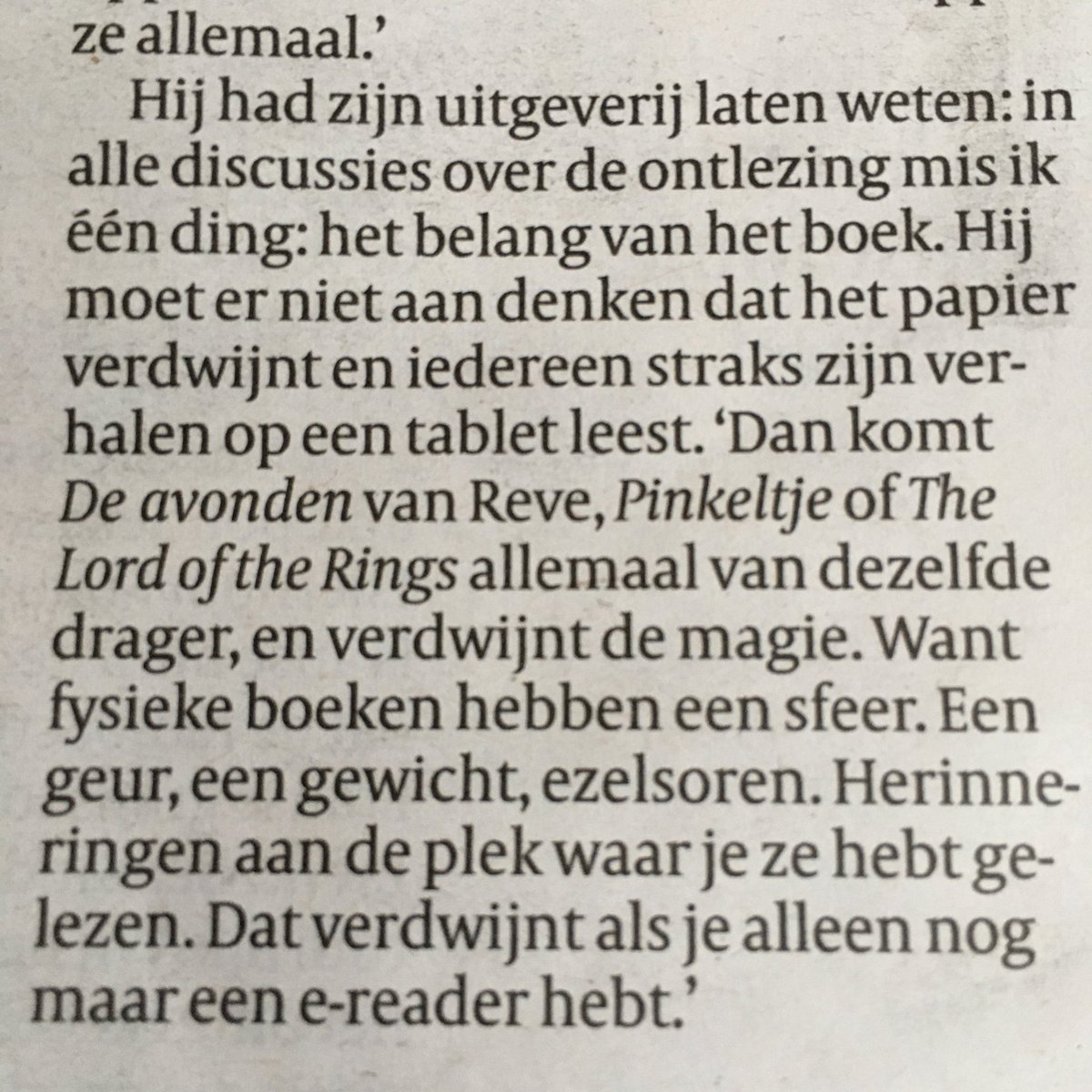 Dixit Paul van Loon.