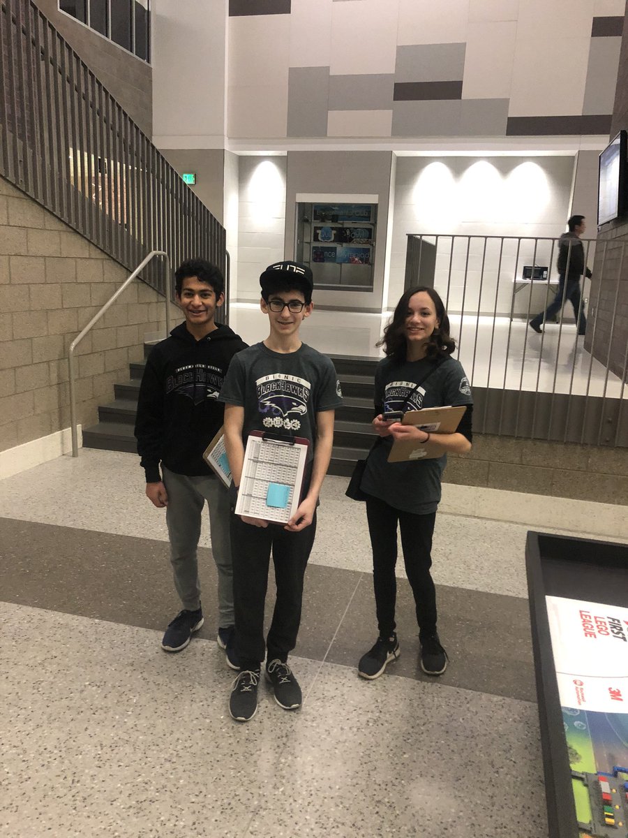 “GETTING READY FOR STATES” as our @TEAM2834 is hosting the FLL state championship today at <a href="/bhschools/">Bloomfield Hills Schools</a> high school.  Thanks to our Hall of Famers for promoting STEM for our younger students <a href="/BHBlackHawks/">BH Black Hawks</a> <a href="/TinaKostiuk/">Tina Kostiuk</a> <a href="/BHHScage/">BHHS Student Section</a> <a href="/TheBiff881/">The Biff</a> <a href="/thehawkeyenews/">The Hawkeye</a> <a href="/MariManoogian/">Mari Manoogian</a>