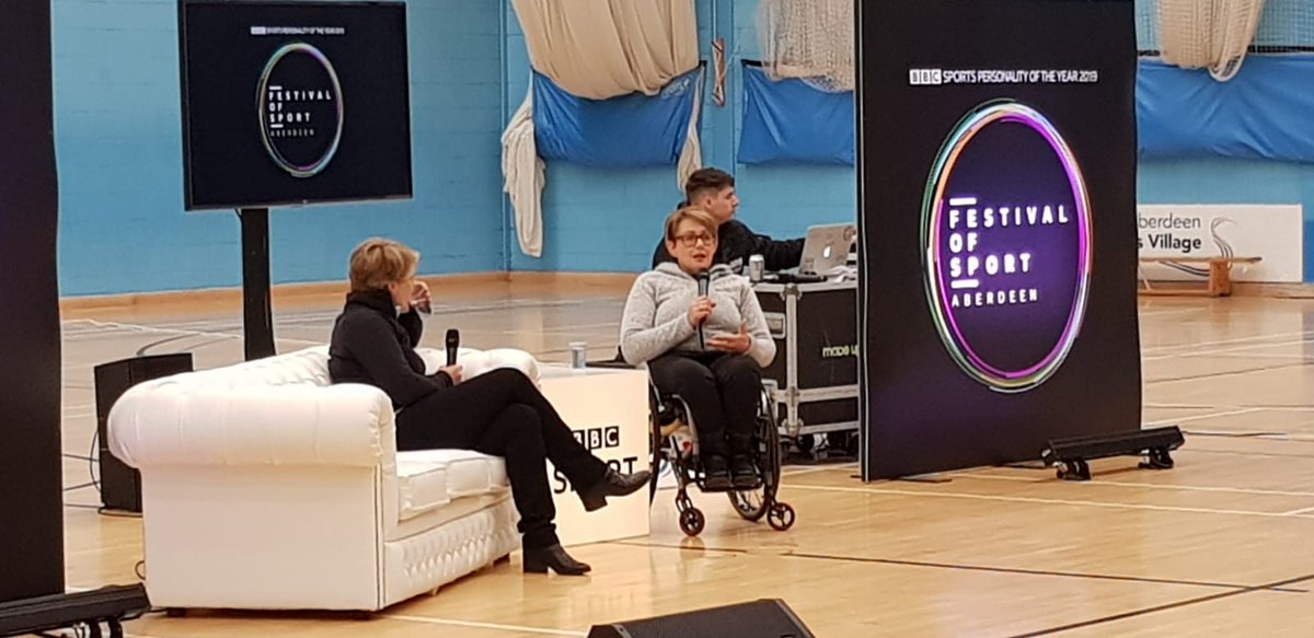 Hope everyone is having an amazing time at the #BBCFestivalOfSport today at @asvabdn.  It’s looking absolutely amazing with lots of well know faces! #SPOTY #ABZolutely