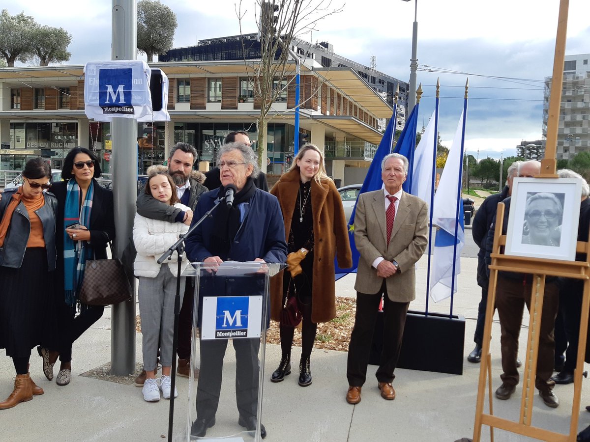 laurentjaoul's tweet photo. À #Montpellier pour rendre hommage à la Gangeoise Elyett Hermann, ex-directrice des affaires culturelle à la Ville de Montpellier, Conseillère régionale du Languedoc-Roussillon de 2010 à 2015. Une grande dame dont le nom est désormais associé à une allée de #Montpellier. #respect https://t.co/ljI5EVDECL