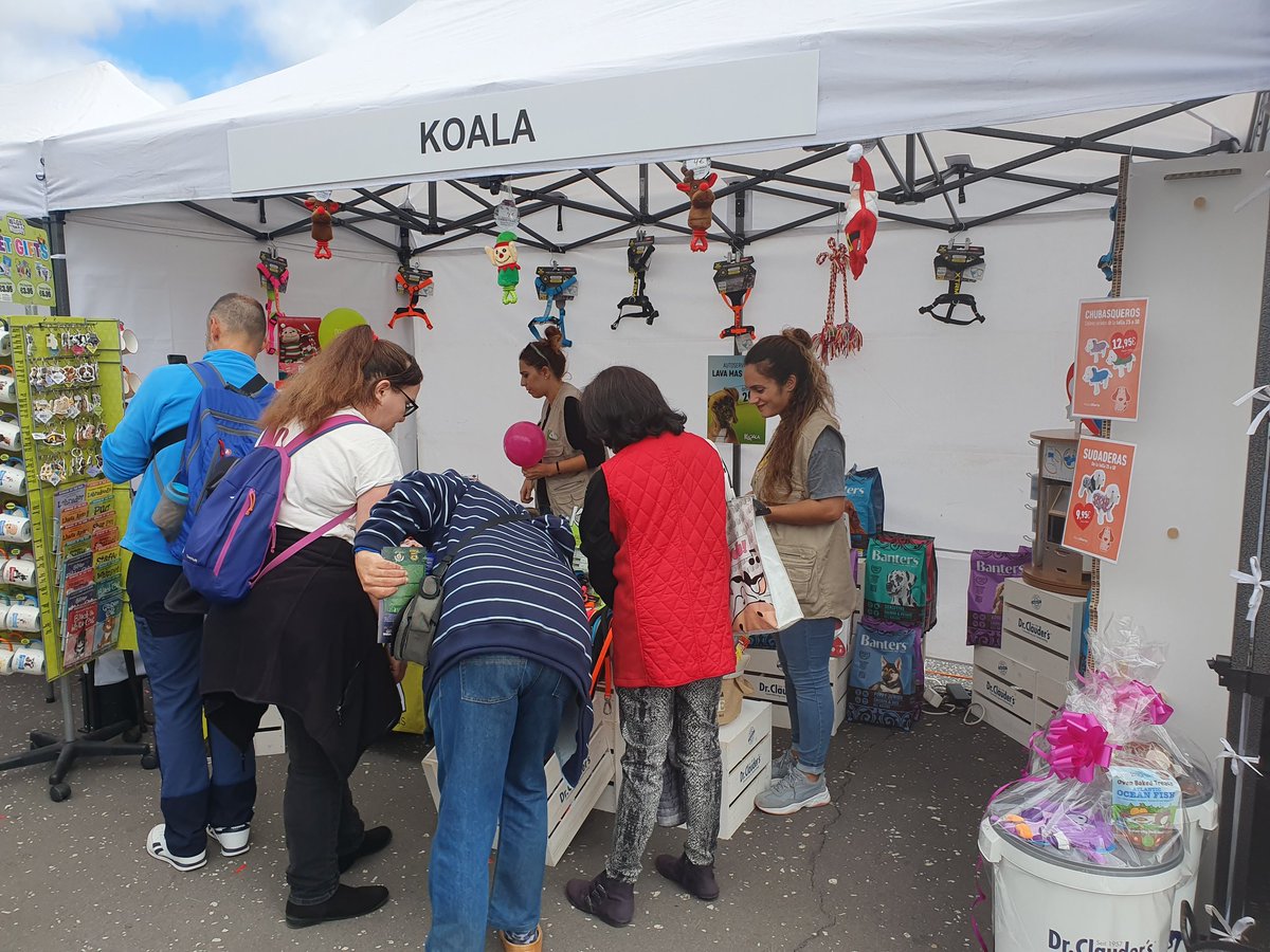 DiaAnimalesSC's tweet photo. ¡Los stands del #DíaAnimalesSC 🐶 están a tope! Tenemos 20 puestos de asociaciones y protectoras con juegos, venta de productos para tu #mascota, información para adoptar... y mucho más

¡No te los pierdas! Estamos en la explanada de la Plaza España👍
@SCSostenible @CentroIfara https://t.co/JVKmY6NLIW