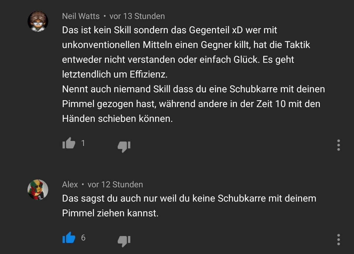 Lass uns Schubkarren mit Pimmeln ziehen gehen! #gothicRemake #ReturnToTheColony #youTubeCommentsSection