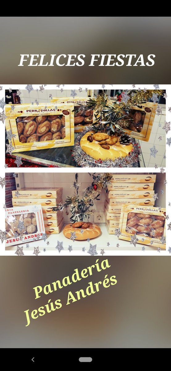 moisanvi's tweet photo. A pasar buenas fiestas con "Panaderia-Pastelería Jesús Andrés" https://t.co/unJL8Xp3gj