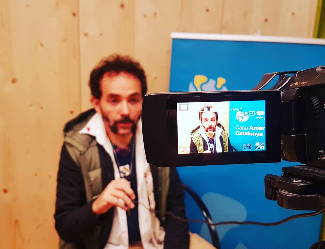 americatalunya's tweet photo. Ayer cerramos la retrospectiva dedicada al director boliviano Jorge Sanjinés.Gracias a su hijo, Iván Sanjinés, fundador de #CEFREC y los #PremiosAnaconda, conocimos los más de 50 años de su cine con el @fundaciongrupoukamau en @americatalunya y @cinemes_girona_bcn .¡Hasta pronto! https://t.co/3vdntJDOCj