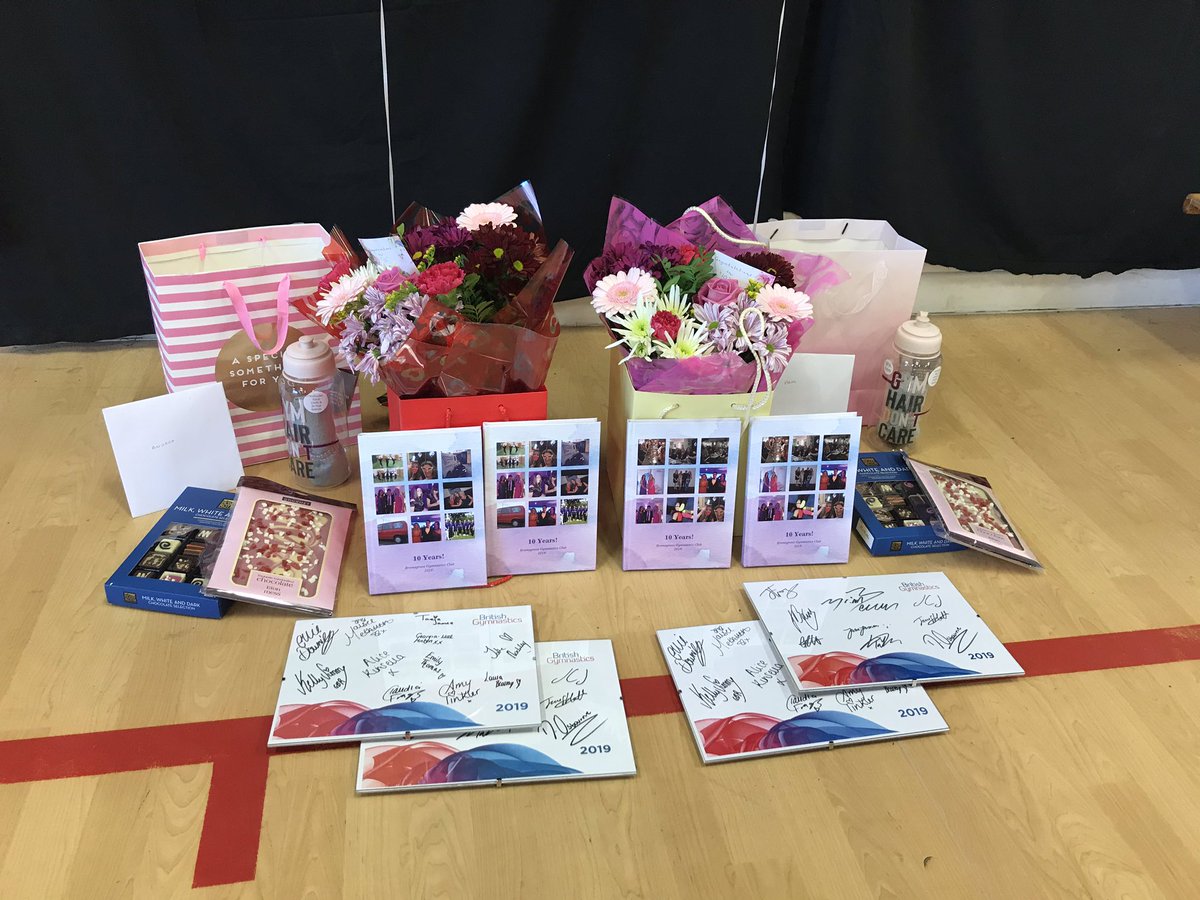 AndreaPaice's tweet photo. Congratulations on achieving 10years! Both Andrea &amp; Pam work extremely hard getting everything organised and getting everything done! All the coaches can’t thank you enough for all your continued support! Bring on the next ten years!!! @BritGymnastics https://t.co/2iMy7kARSK