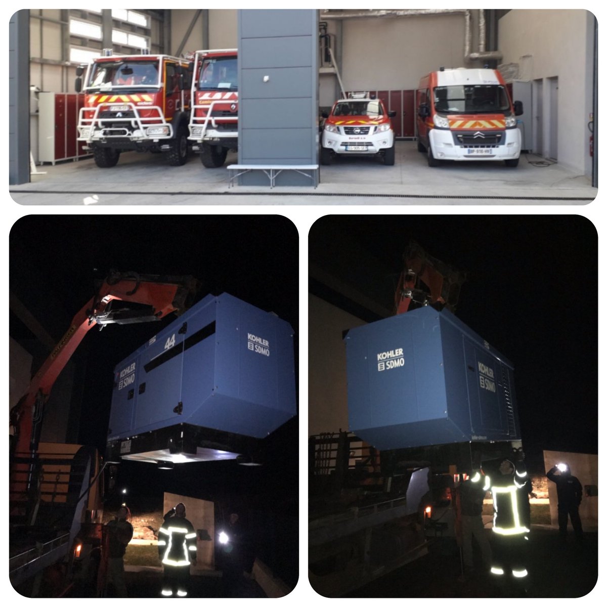 sis_2b's tweet image. [Intempéries 13/12/19] 
➡️ #ServicesTechniques👷‍♂️👨‍🔧 en action ! Cette nuit, déplacement &amp;amp; mise en service par l&apos;équipe d&apos;astreinte aidée des #FORSAP, d&apos;un groupe électrogène au #Niolu 💪  Mission: rétablir le courant à la Caserne de #Calacuccia &amp;amp; garantir les secours ds la région.