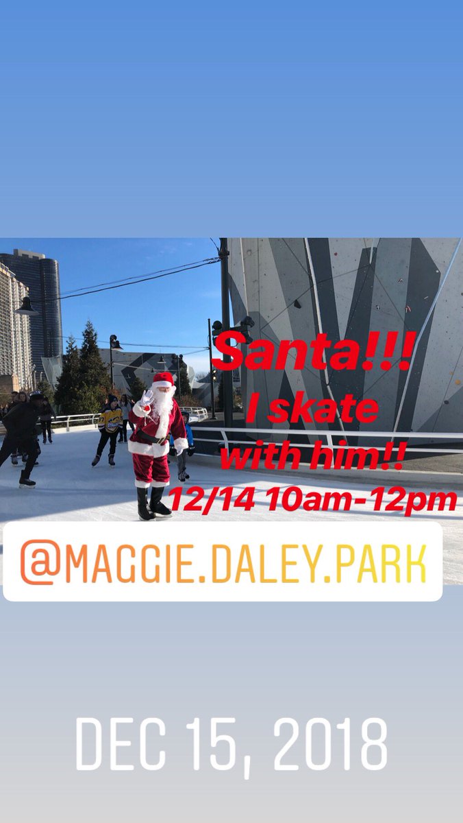 MaggieDaleyPark's tweet photo. Join us for Skate with Santa today @MaggieDaleyPark 10am-12pm https://t.co/nrhi3Wox2R