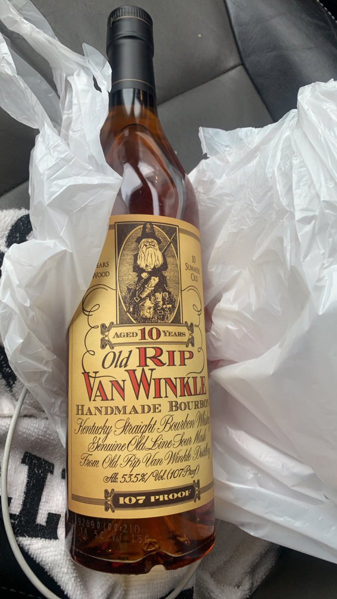 Winner winner chicken dinner...pappy raffle. ORVW 10yr!